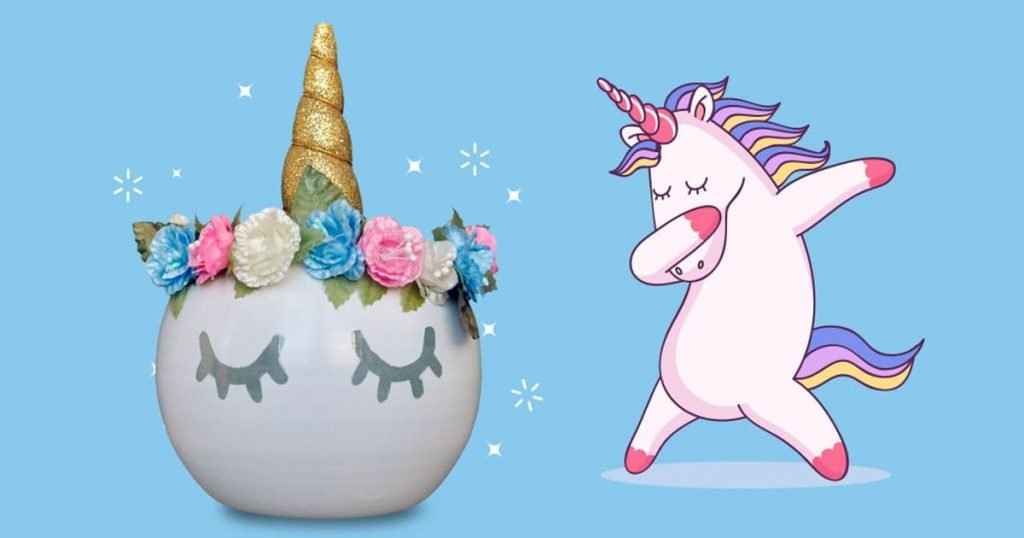 como hacer un portalapices de unicornio