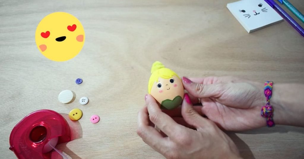 Cómo decorar huevos de pascua de campanita