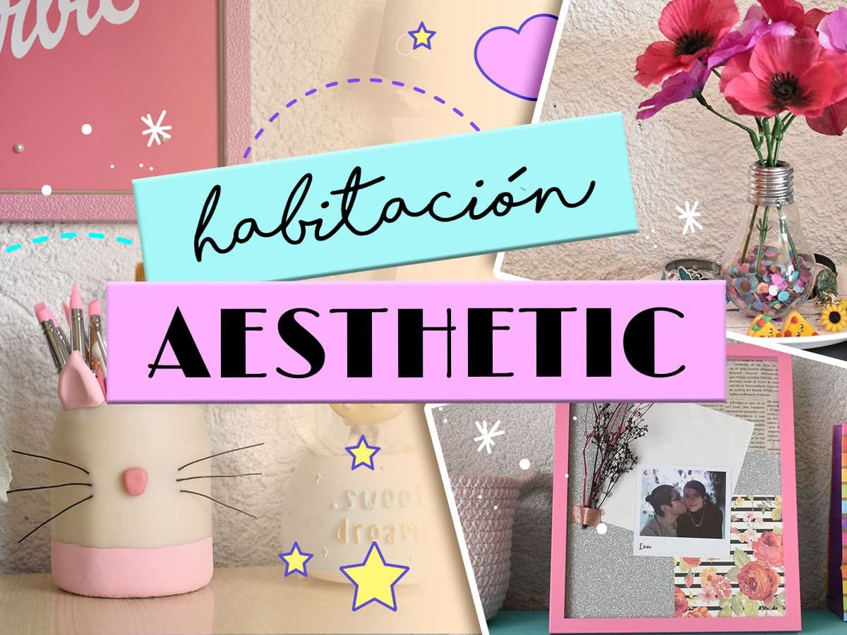 4 manualidades Aesthetic🦄 💜 para tu cuarto 